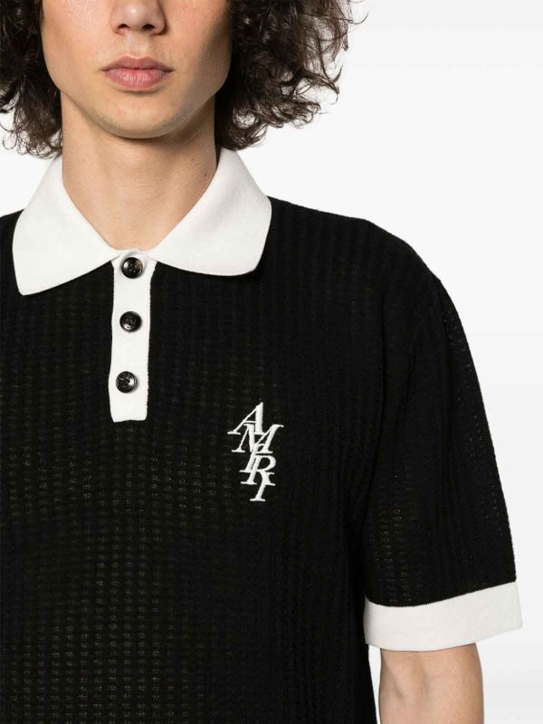 Polo con logo shop online: AMIRI