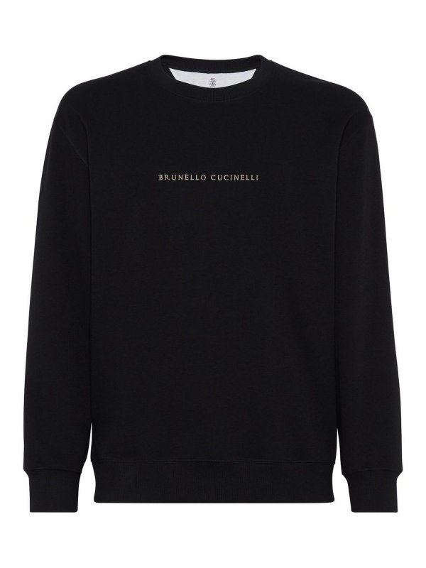 BRUNELLO CUCINELLI: Sudaderas y suéteres - Sudadera - Negro