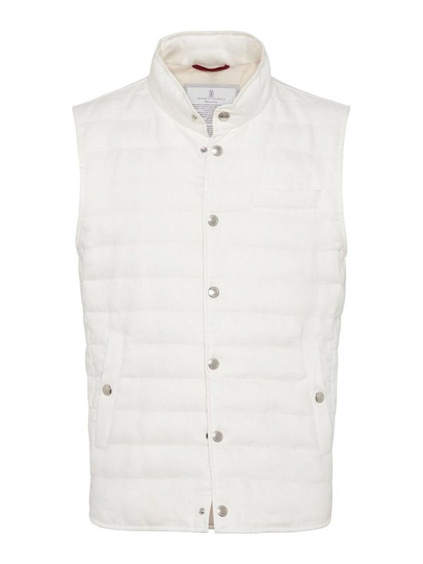 BRUNELLO CUCINELLI: padded jackets - Padded vest