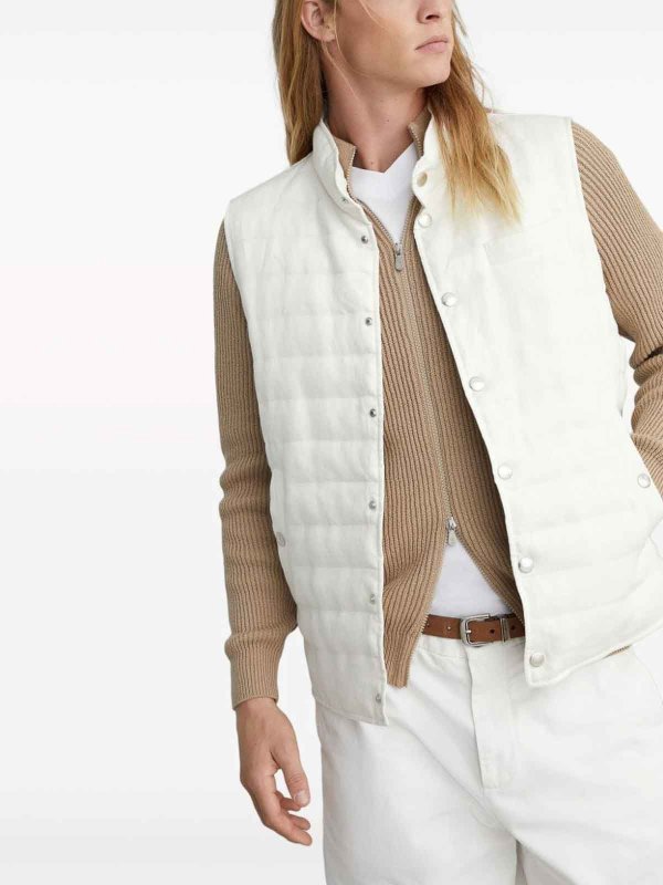 Padded vest shop online: BRUNELLO CUCINELLI