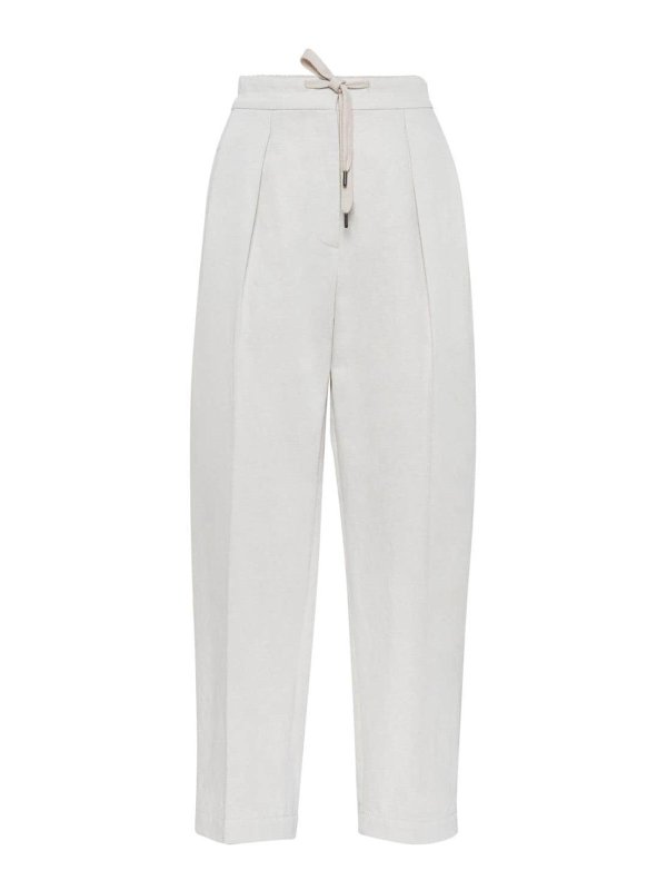 BRUNELLO CUCINELLI: casual trousers - Straight trousers