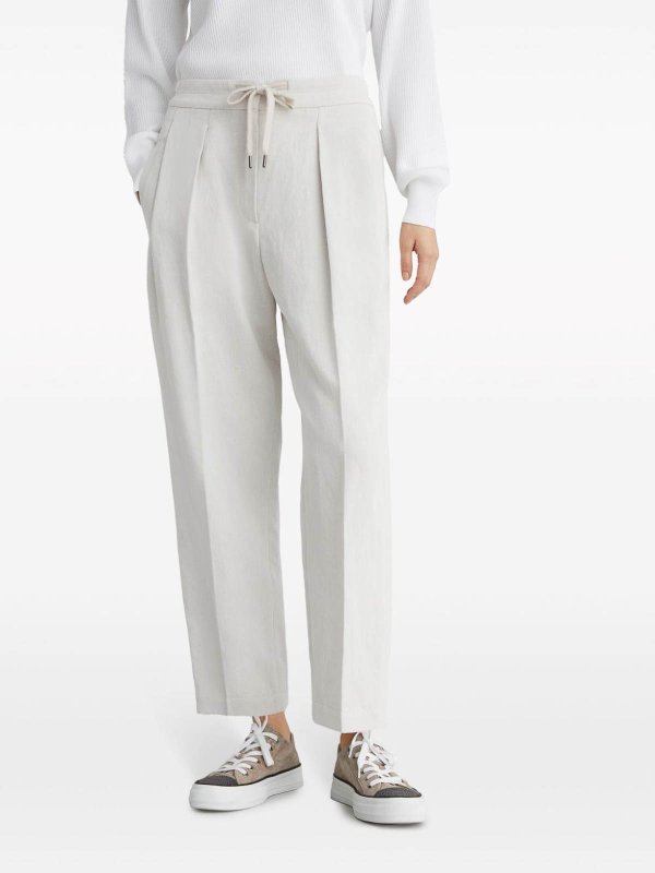 The Best Shops BRUNELLO CUCINELLI: casual trousers - Straight trousers