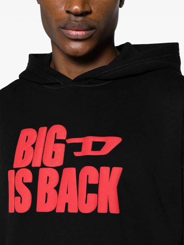 The Best Shops DIESEL: Sweatshirts & Sweaters - Black sweatshirt