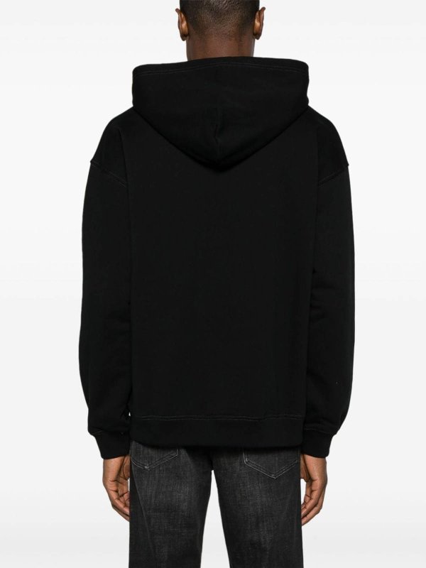 Black sweatshirt shop online: DIESEL