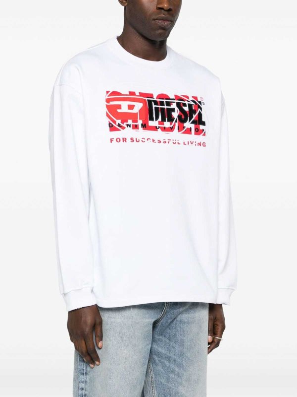 The Best Shops DIESEL: Sweatshirts & Sweaters - Sweatshirt with print