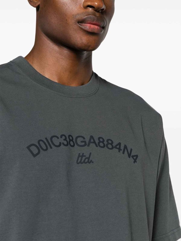 T-shirt in cotone shop online: DOLCE & GABBANA
