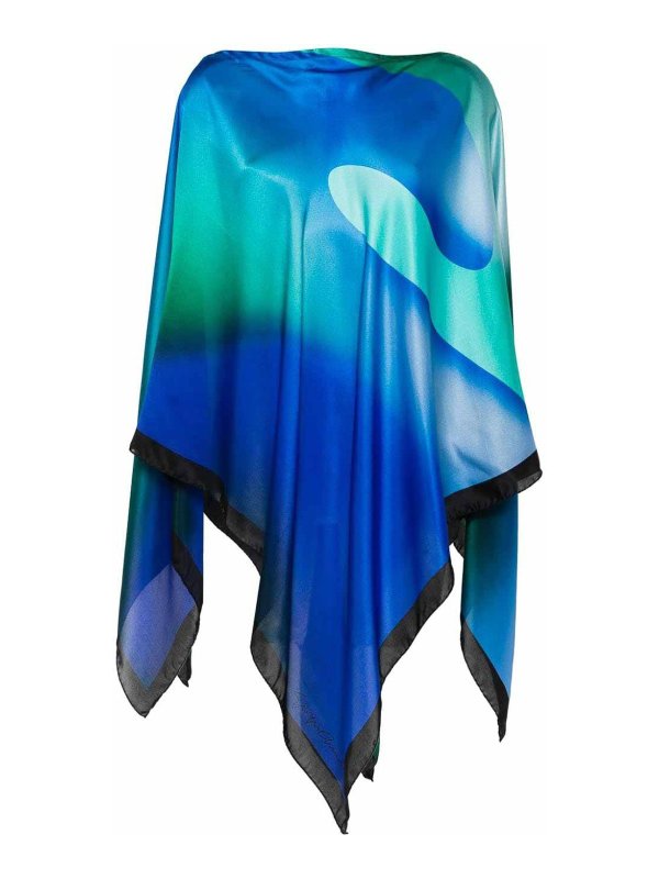 GIORGIO ARMANI: Mantelle e poncho - Poncho multicolore