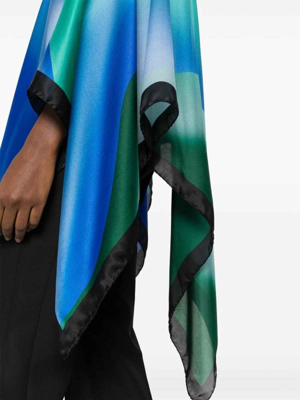 The Best Shops GIORGIO ARMANI: Mantelle e poncho - Poncho multicolore