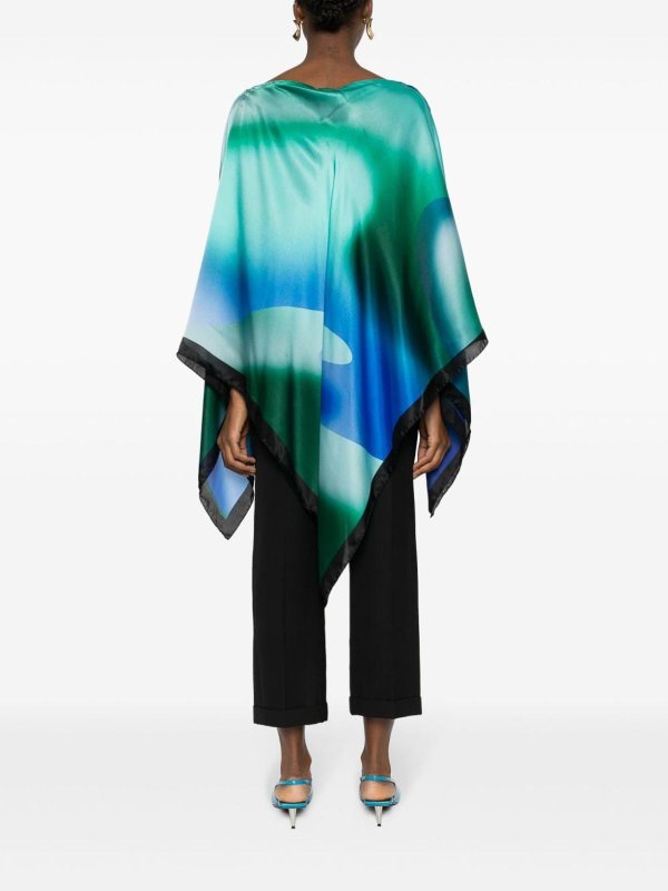 GIORGIO ARMANI buy online Poncho multicolore