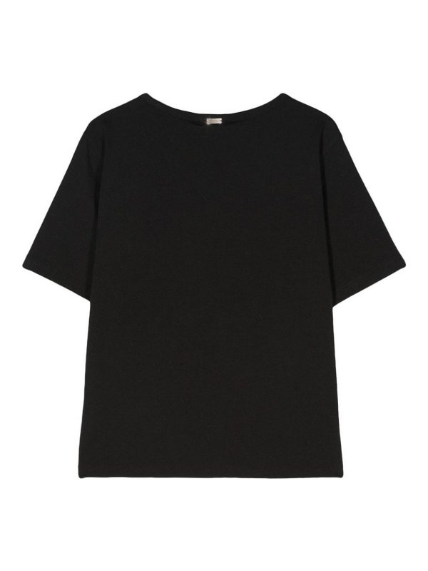 HERNO: T-shirts online - T-Shirt - Noir