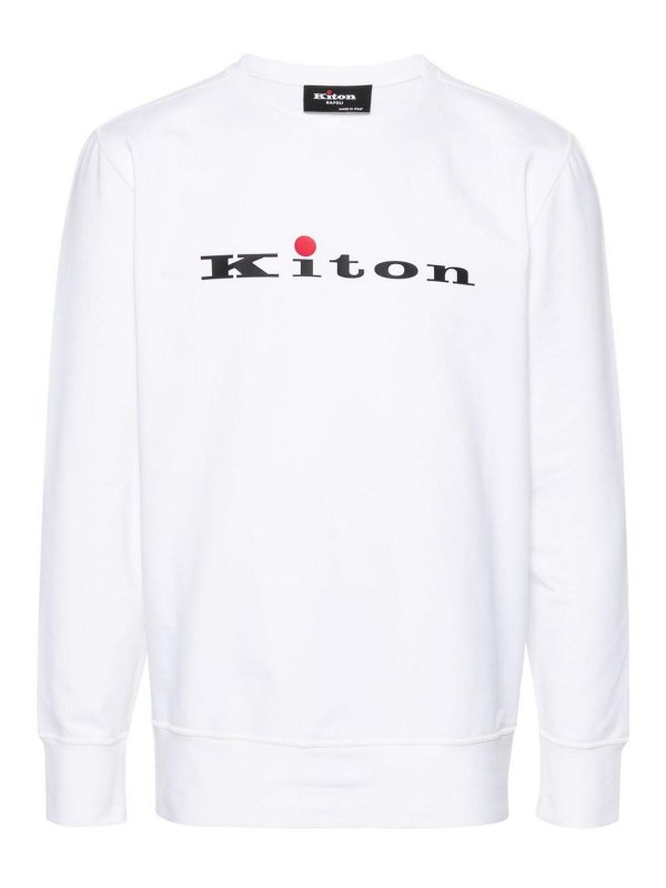 KITON: T-shirts - T-Shirt - Weiß