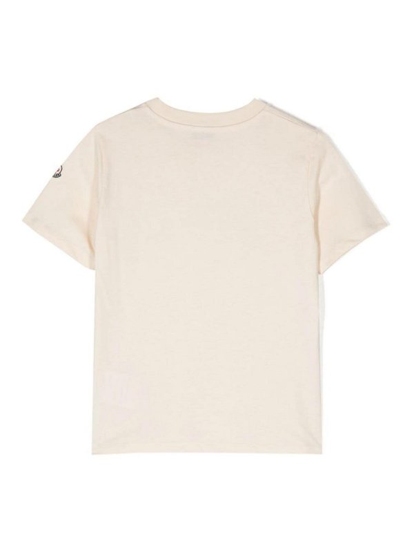 MONCLER JR: Tシャツ online - Tシャツ - ベージュ