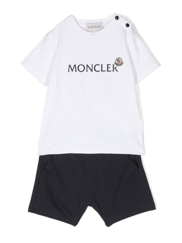 MONCLER JR: tracksuit bottoms - Logoed trousers