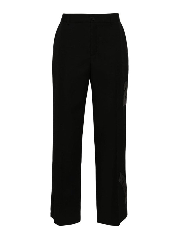 OFF-WHITE: Pantalons casual - Pantalons Décontractés - Noir