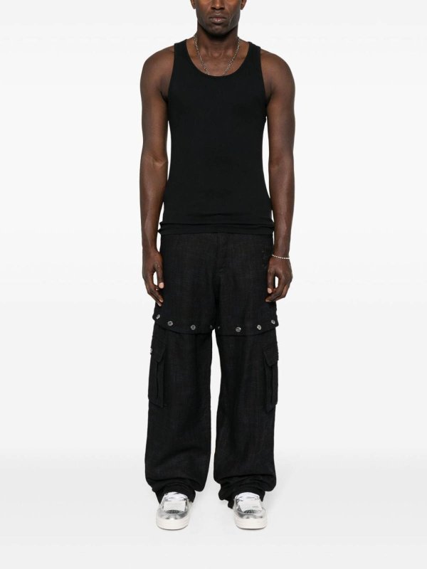 OFF-WHITE: Trousers Shorts online - Checked Bermuda shorts