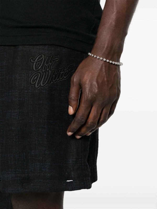 The Best Shops OFF-WHITE: Checked Bermuda shorts
