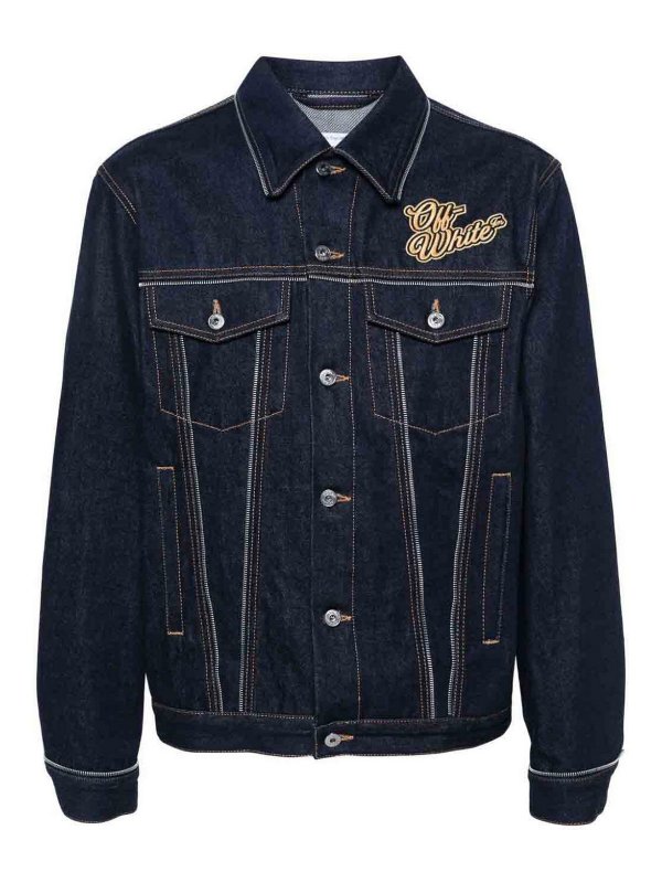 OFF-WHITE: denim jacket - Denim jacket