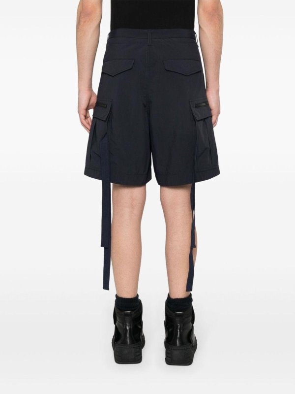 Black Bermuda shorts shop online: Sacai