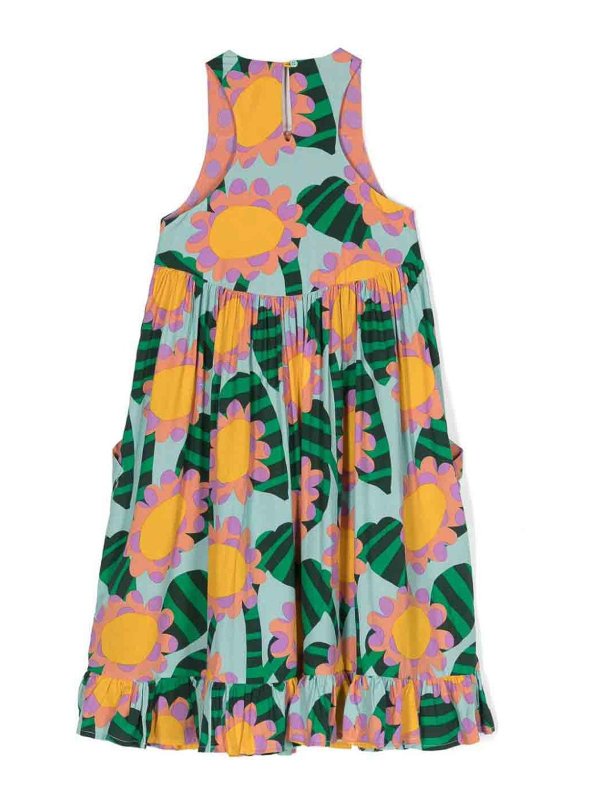 Stella McCartney Kids: knee length dresses online - Patterned dress