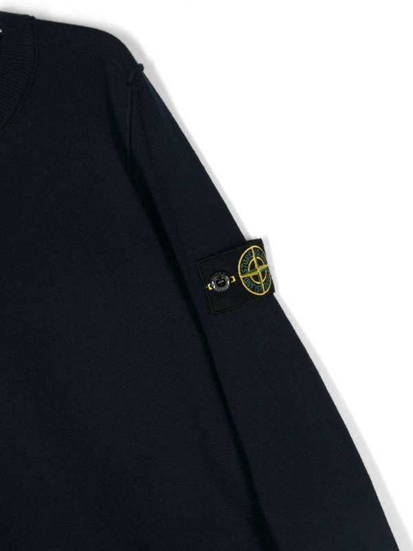 STONE ISLAND: スウェット＆セーター online - スウェットシャツ/セーター - ダークブルー