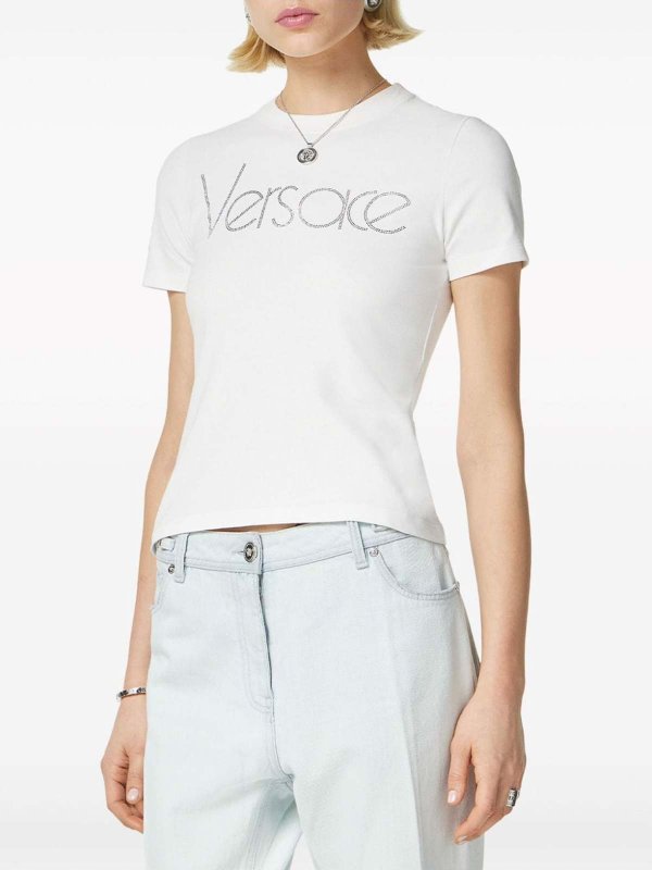 VERSACE: Camisetas online - Camiseta - Blanco