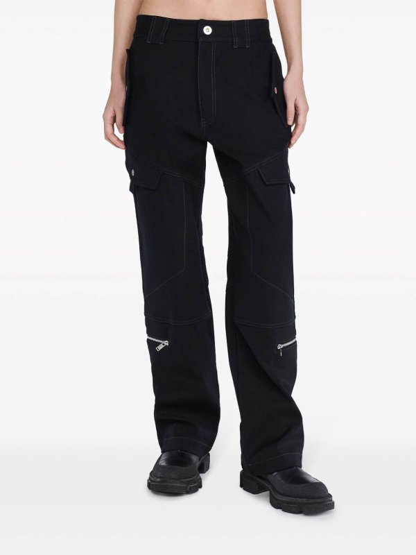 The Best Shops DION LEE: Vaqueros Rectos - Negro