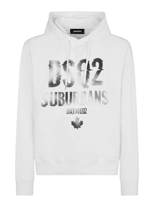 DSQUARED2: Sweatshirts und Pullover - Sweatshirt - Weiß