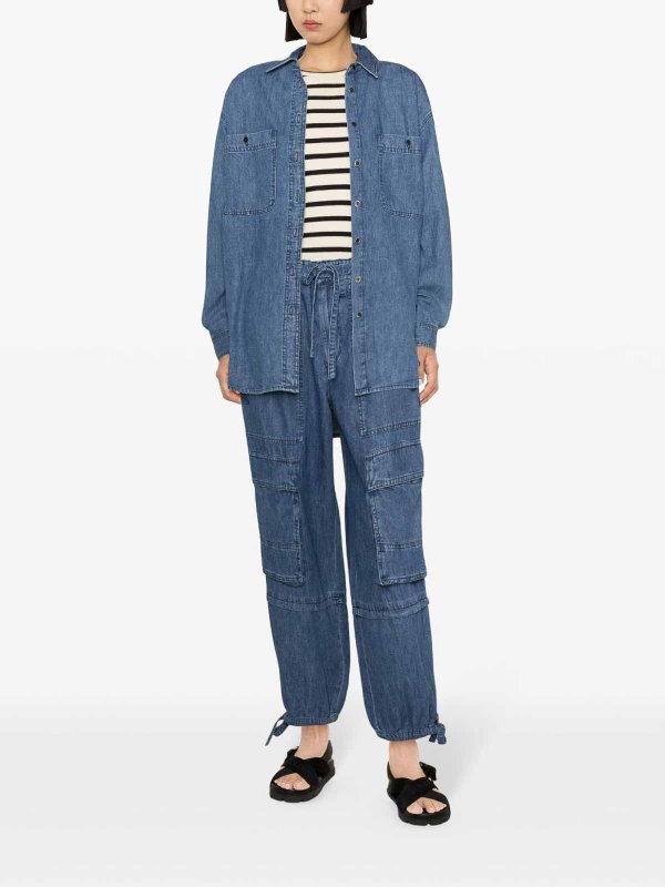 Jean Droit - Bleu shop online: ISABEL MARANT