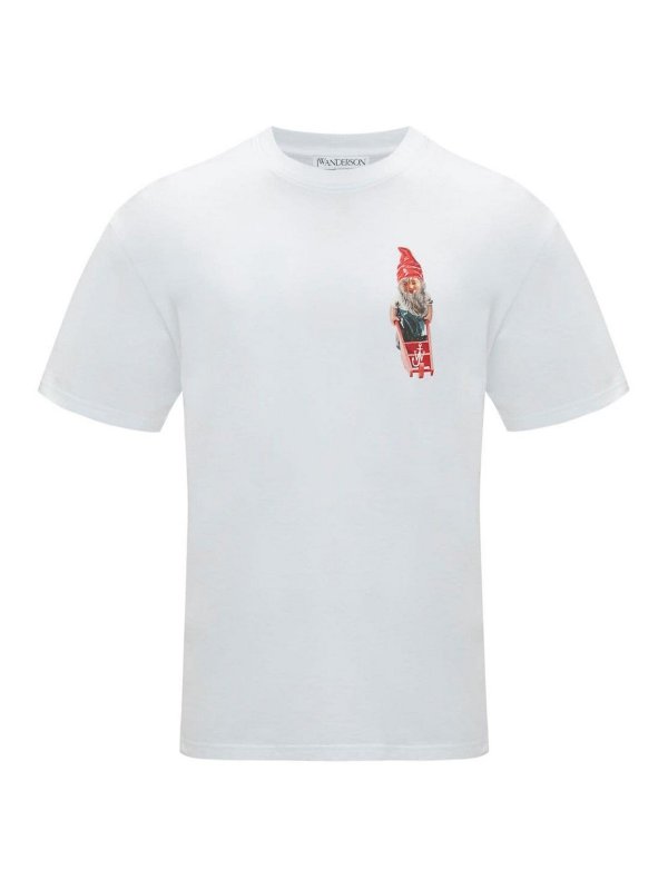 J.W. ANDERSON: T-shirts - T-Shirt - Weiß