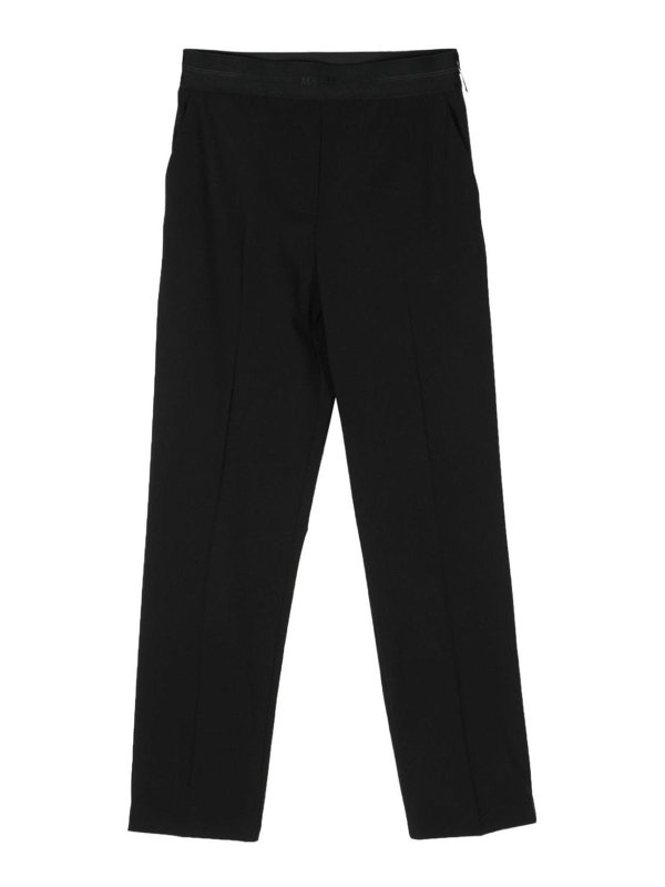m.s.g.m.: Pantalons casual - Pantalons Décontractés - Noir