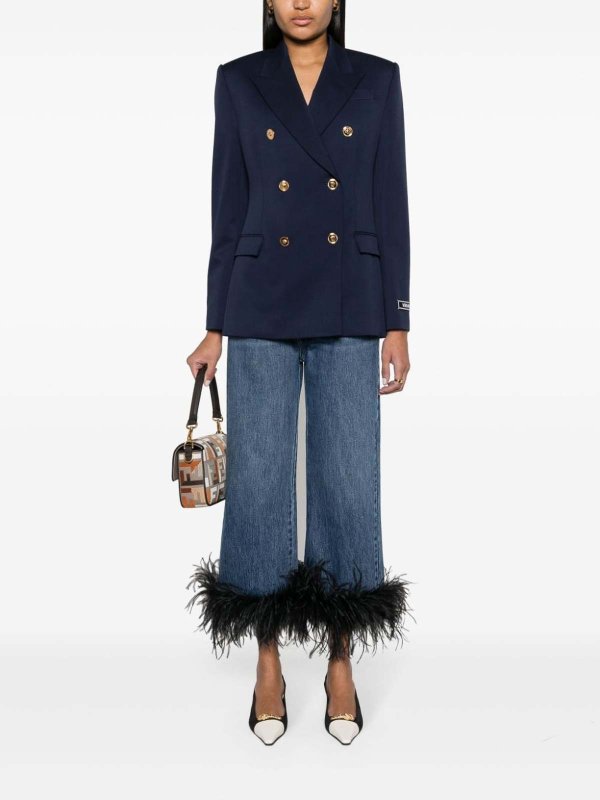 VERSACE: Blazer online - Blazer - Azul