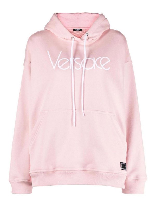 VERSACE: Sudaderas y suéteres - Sudadera - Rosado