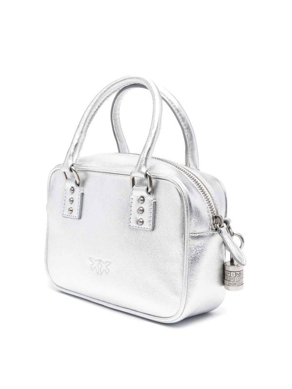 Pinko: Handtaschen online - Shopper - Silber