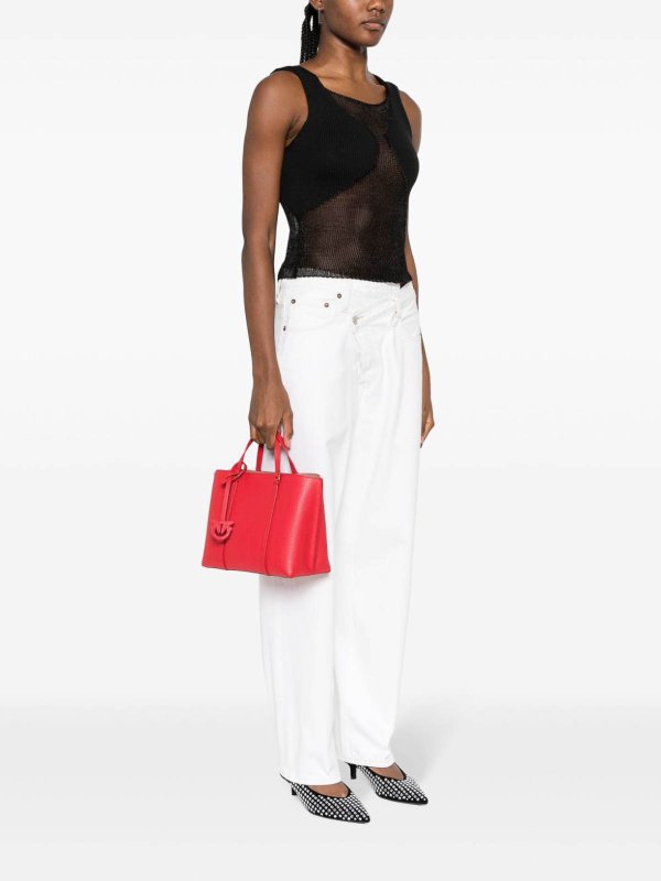 Pinko Tote - Red - Women | 102833A1LFR30Q | Shop online at THEBS