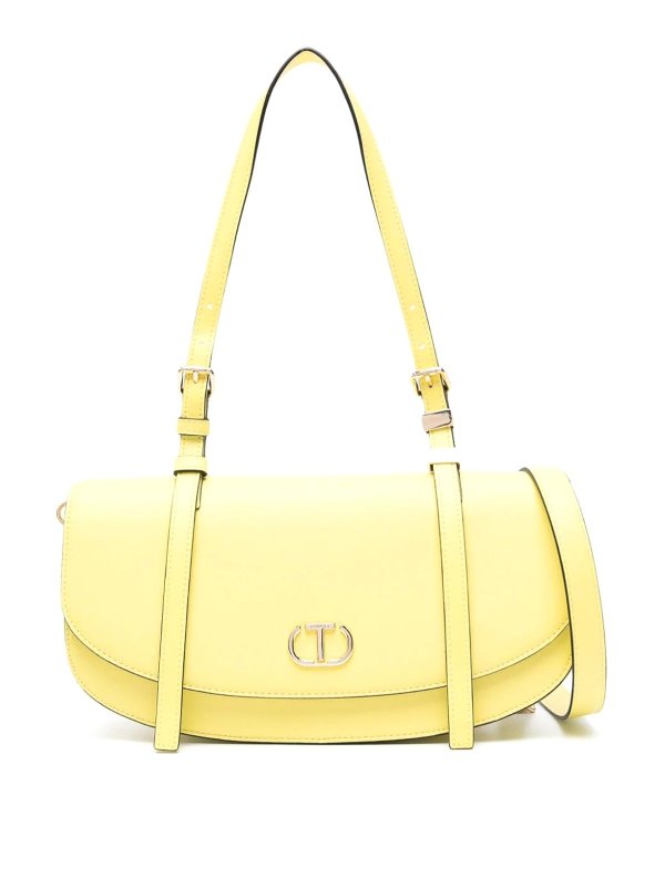 TWINSET: Schultertaschen - Schultertasche - Gelb