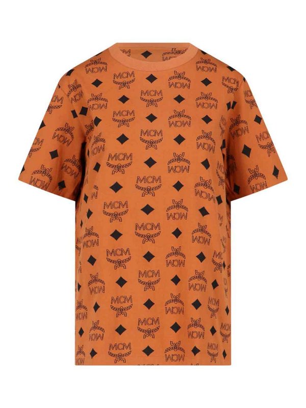 MCM: t-shirts - Monogram pattern T-shirt
