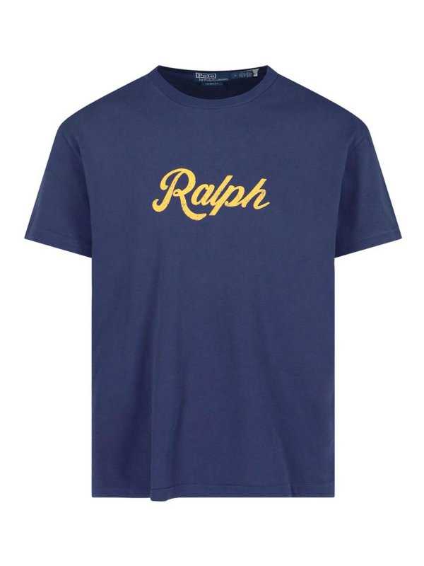 POLO RALPH LAUREN: T-shirts - T-Shirt - Blau