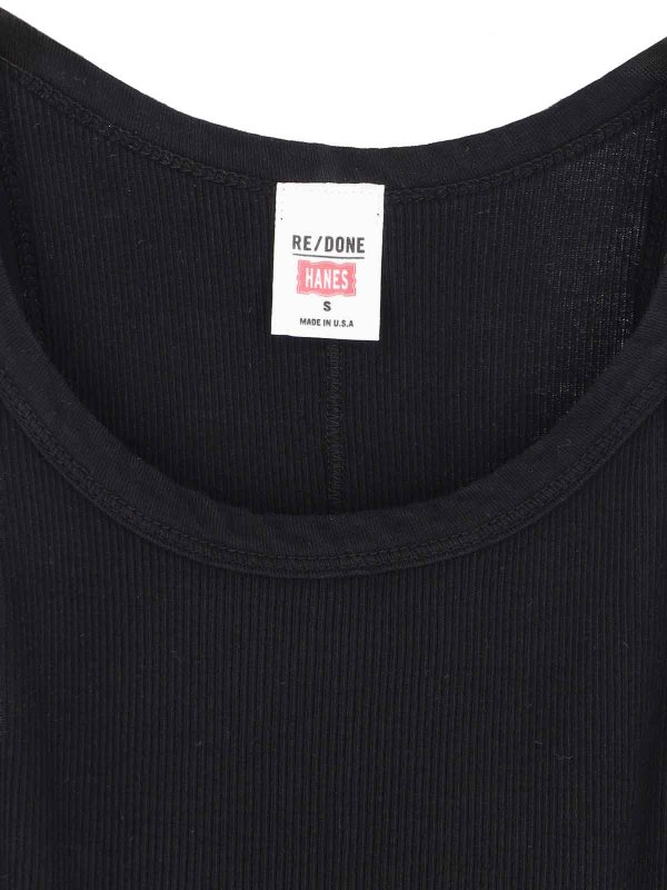 The Best Shops RE/DONE: Tops y camisetas sin mangas - Top - Negro