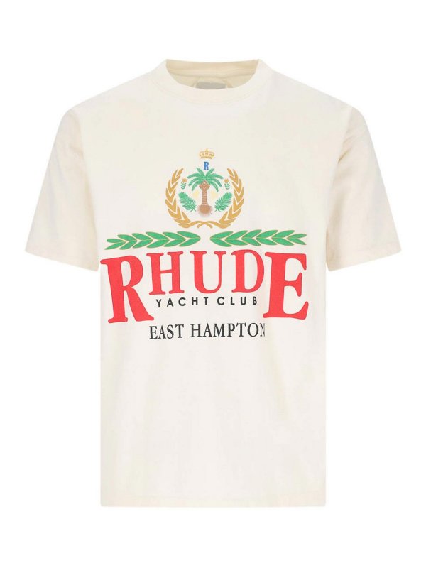 RHUDE: t-shirts - Pattern T-shirt