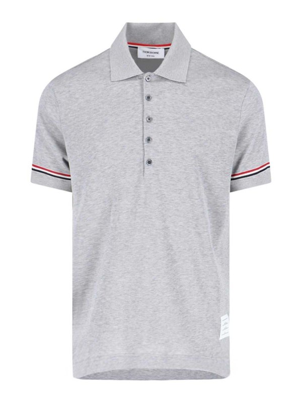 THOM BROWNE: Polos  - Polo - Gris