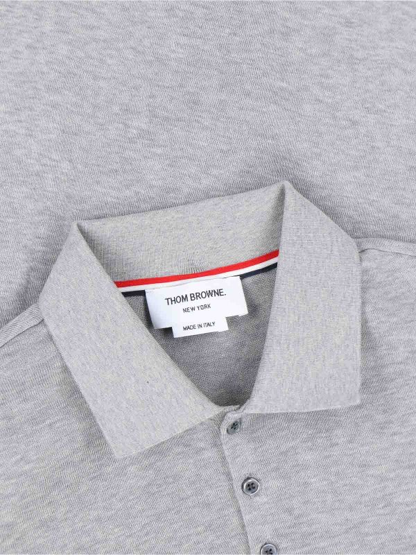 The Best Shops THOM BROWNE: Polos  - Polo - Gris