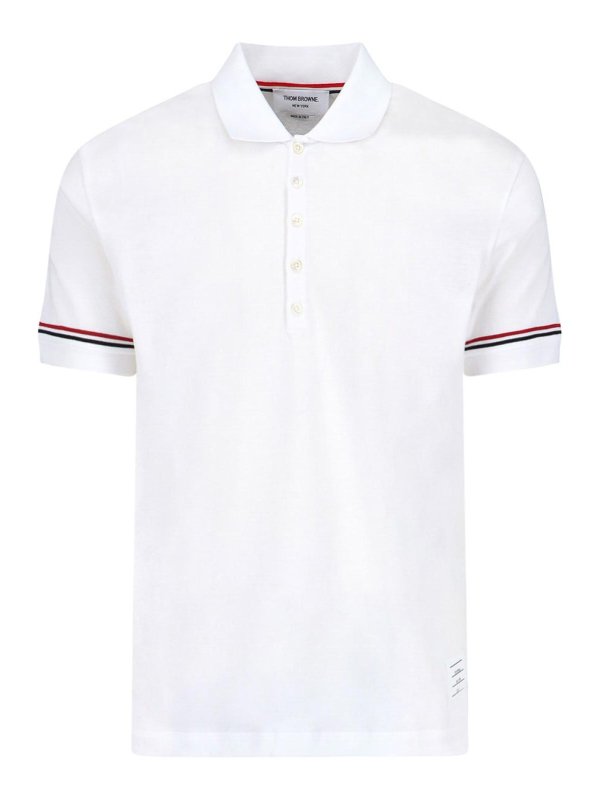 THOM BROWNE: Poloshirts - Poloshirt - Weiß