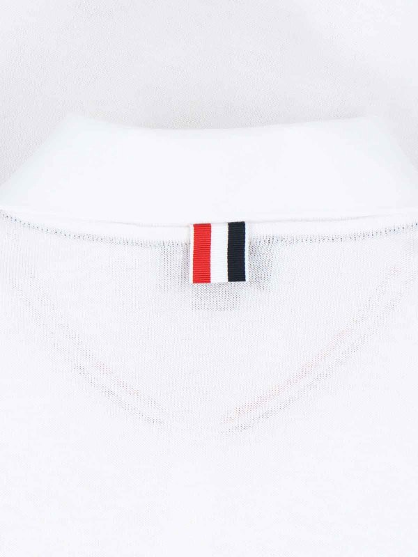 Poloshirt - Weiß shop online: THOM BROWNE