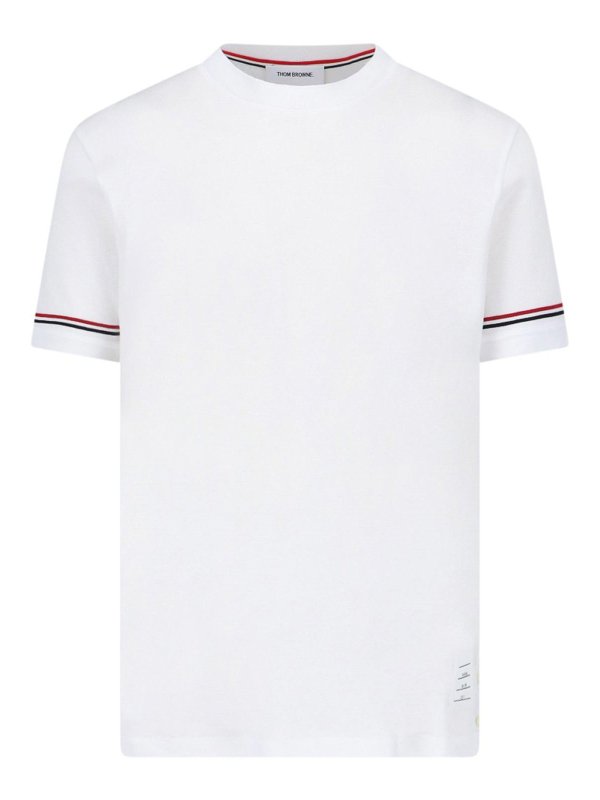 THOM BROWNE: Tシャツ - Tシャツ - 白
