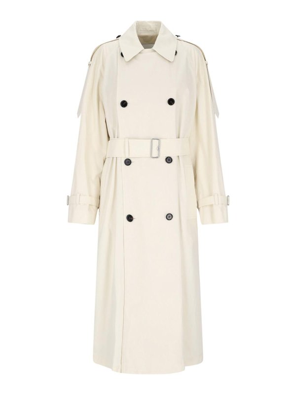 BURBERRY: trench coats - Double-breasted trench