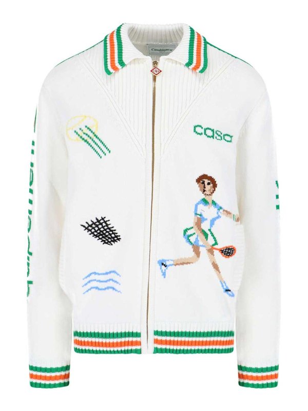 CASABLANCA: Cardigans - Cardigan - Weiß