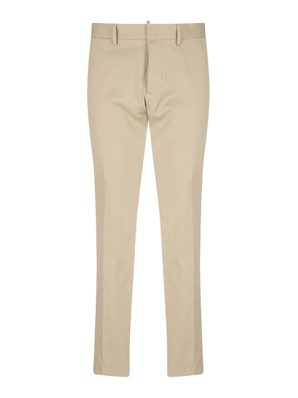DSQUARED2: Pantalones casual - Pantalón Casual - Beis