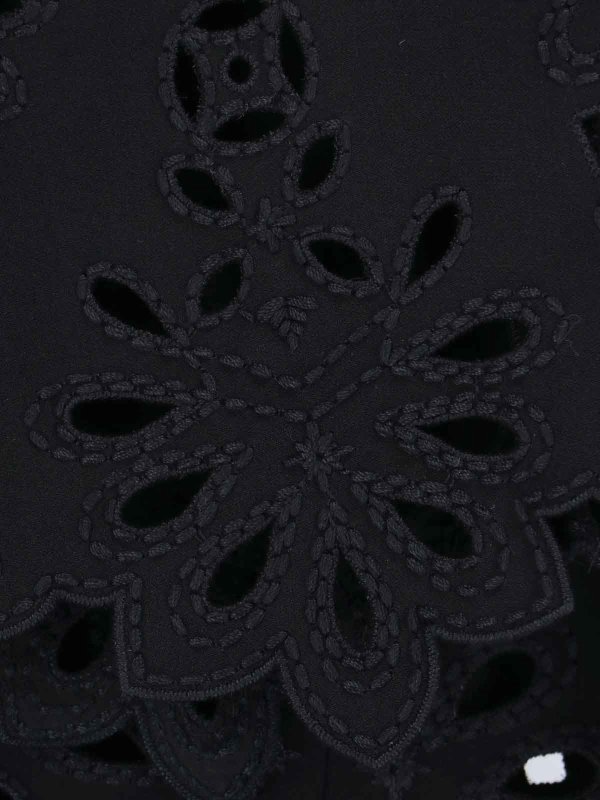 Ermanno Scervino Abito mini in sangallo Nero D442Q325ILM95708