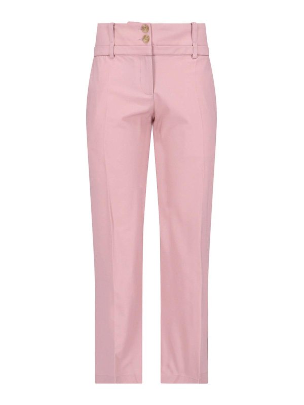 EUDON CHOI: カジュアルトラウザー - カジュアルパンツ - ヌードカラー