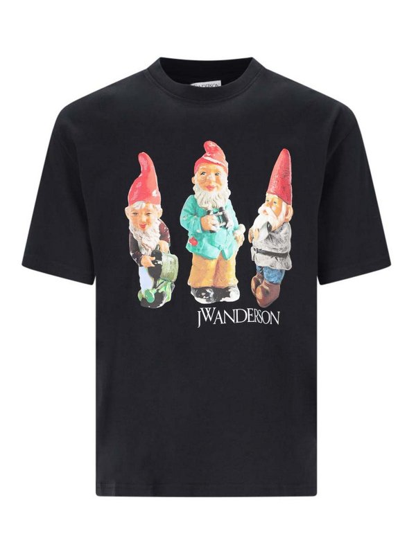 J.W. ANDERSON: Tシャツ - Tシャツ - 黒